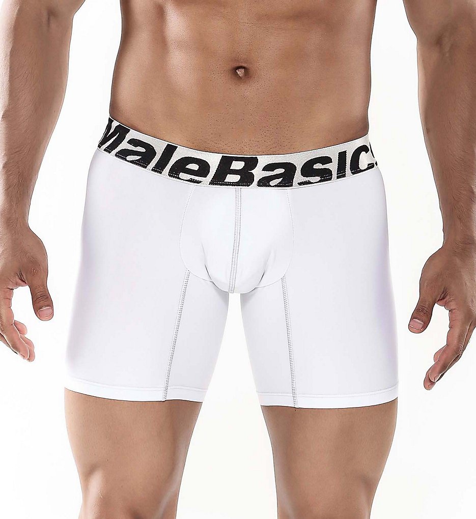 Malebasics MBM02 Performance Boxer Briefs (White)