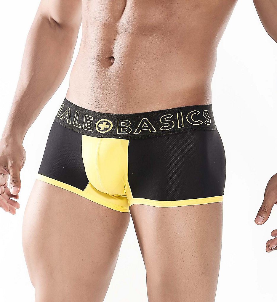 Malebasics MBN01 Neon Pouch Color Block Short Trunk (Yellow)