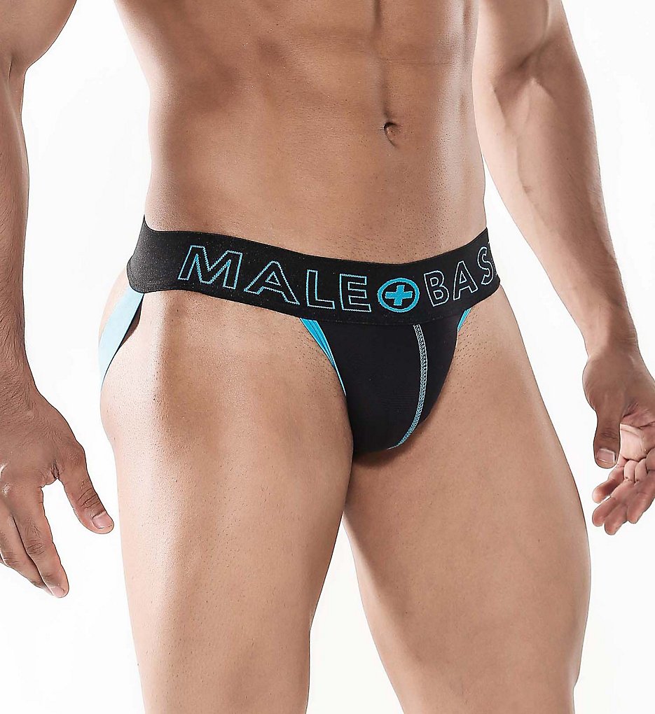 Malebasics MBN04 Neon Jockstrap (Blue)