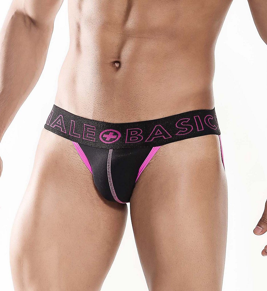 Malebasics MBN04 Neon Jockstrap (Fuschia)