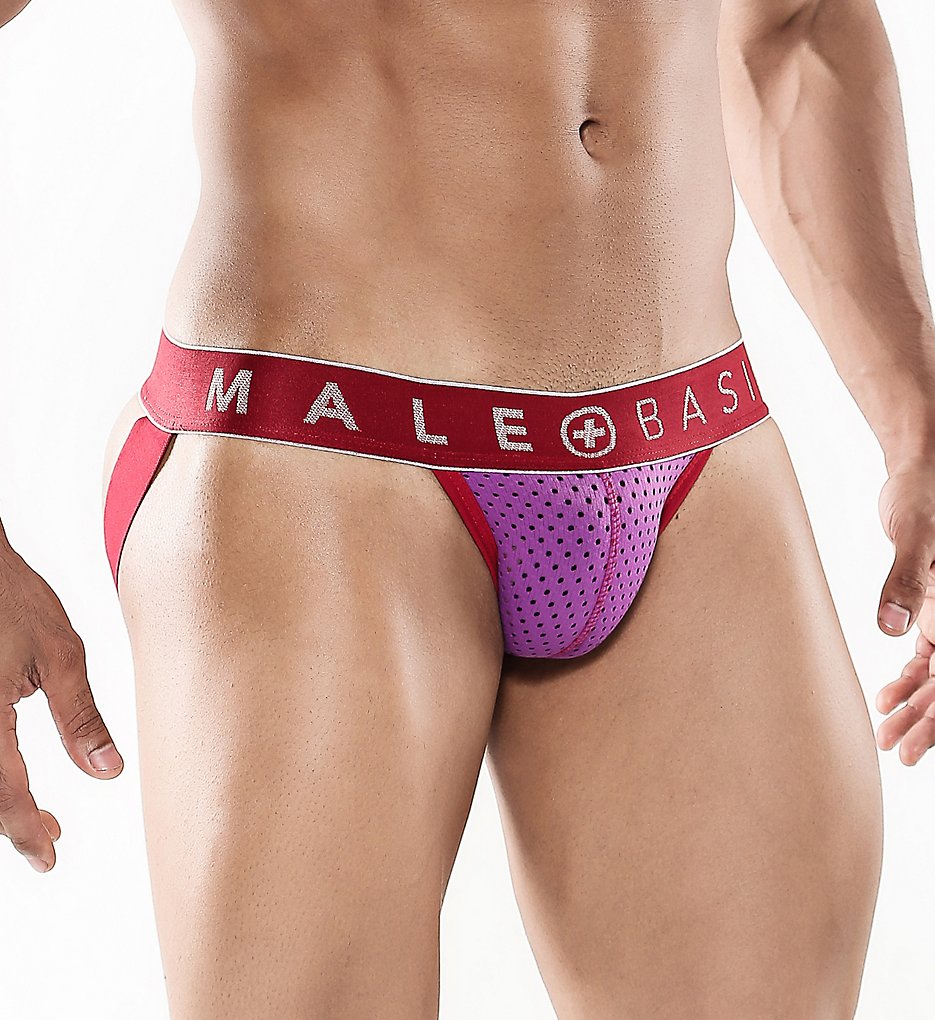 Malebasics MBS05 Spot Performance Mesh Jockstrap (Purple)