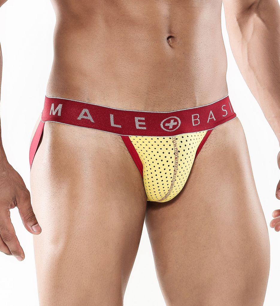 Spot Performance Mesh Jockstrap Yel L by Malebasics