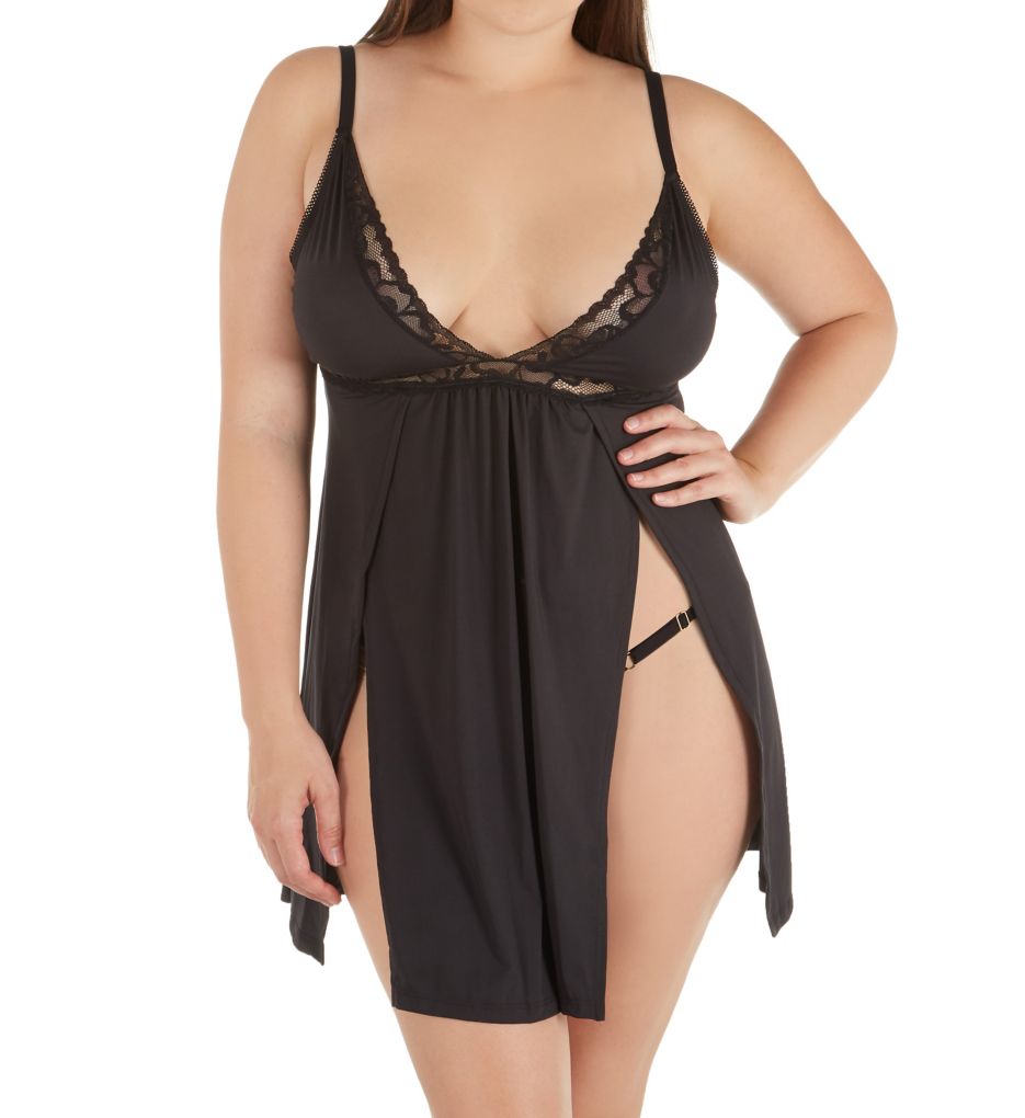 Adjustable Strap Babydoll With Matching G-String-cs6