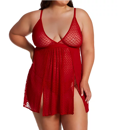 Mapale Plus Babydoll With Matching G-String 7353X