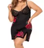 Mapale Plus Size Babydoll Thong 2 Pc Set 7438X