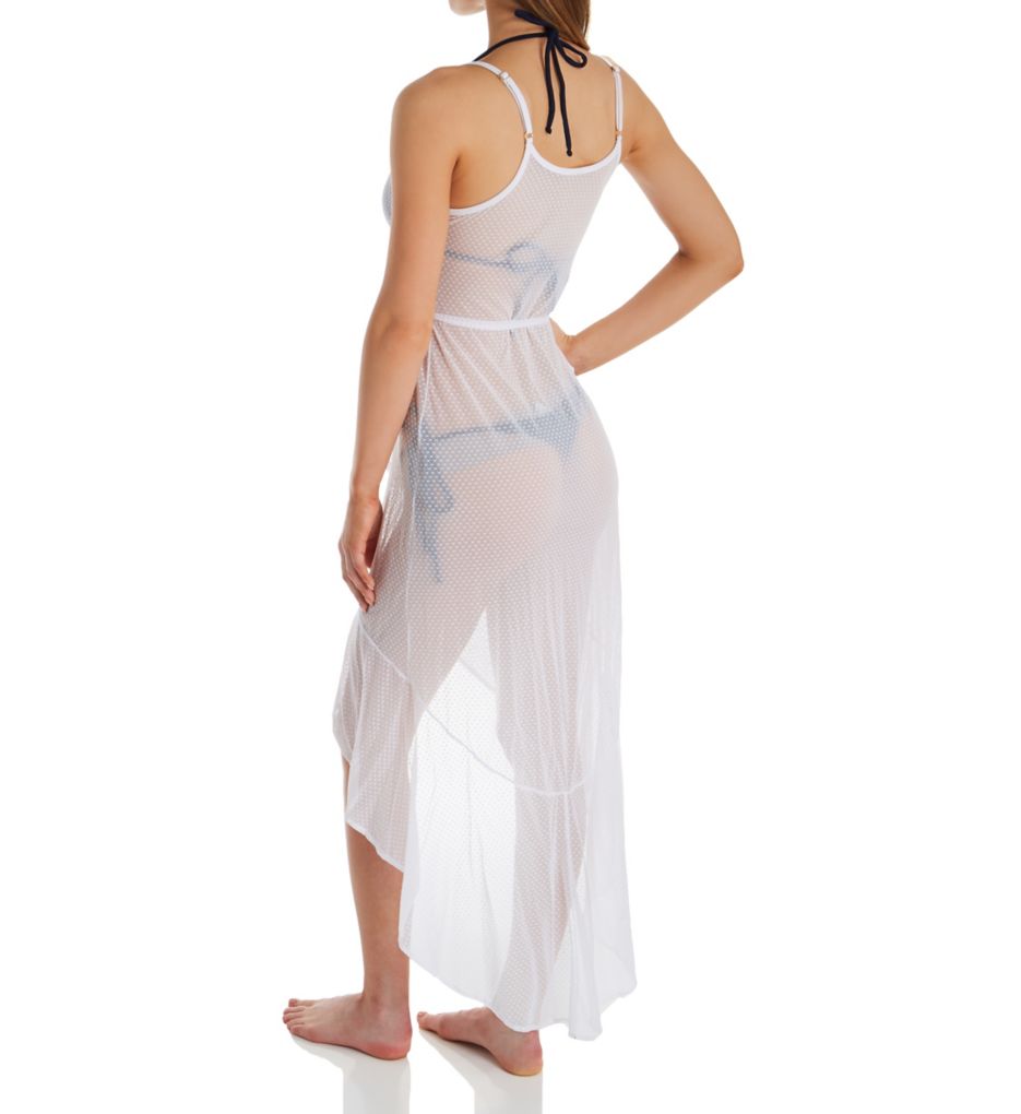 Dot Mesh Multi-Way Swim Cover Up-bs