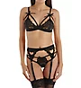 Mapale Cage Lace Wireless Bra and Garter Set 8221 - Image 1