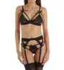 Mapale Cage Lace Wireless Bra and Garter Set 8221 - Image 1