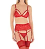 Mapale Three Piece Set With Garter Belt And G-String 8561 - Image 1