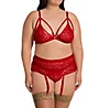 Mapale Plus Three Piece Set With Garter Belt And G-String 8561X - Image 1