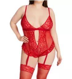 Plus Adjustable Strap Teddy Red 1/2X