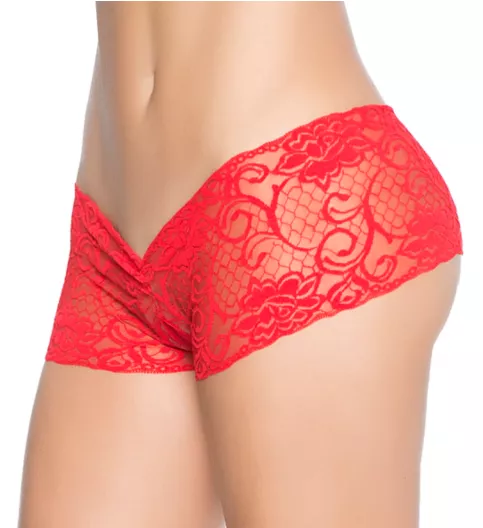 Mapale Peek-A-Boo Crotchless Boyshort Panty 98