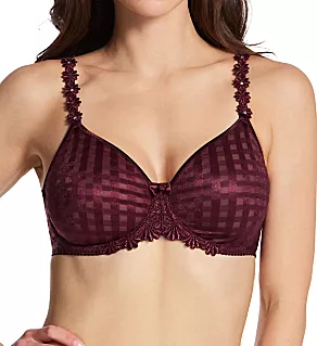 Avero Unlined Multiway Underwire Bra Wine 36C