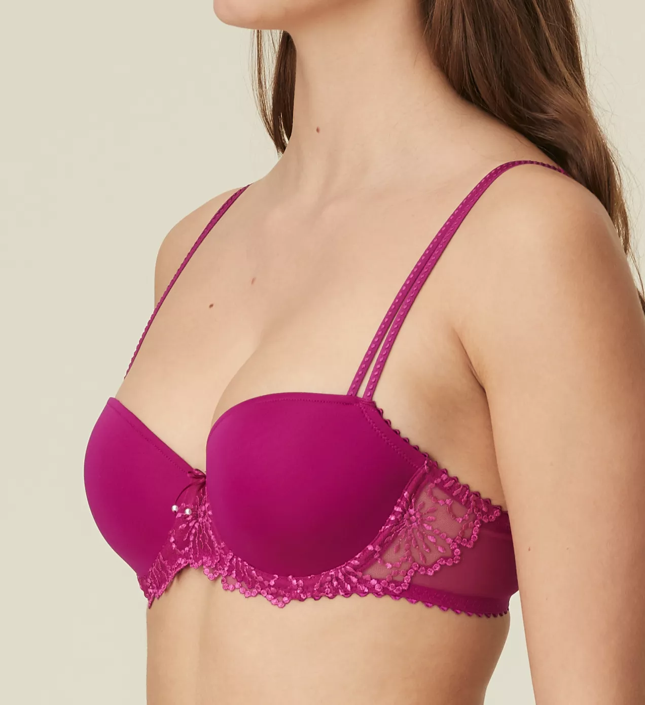 Jane Balcony Contour Demi Bra In Black