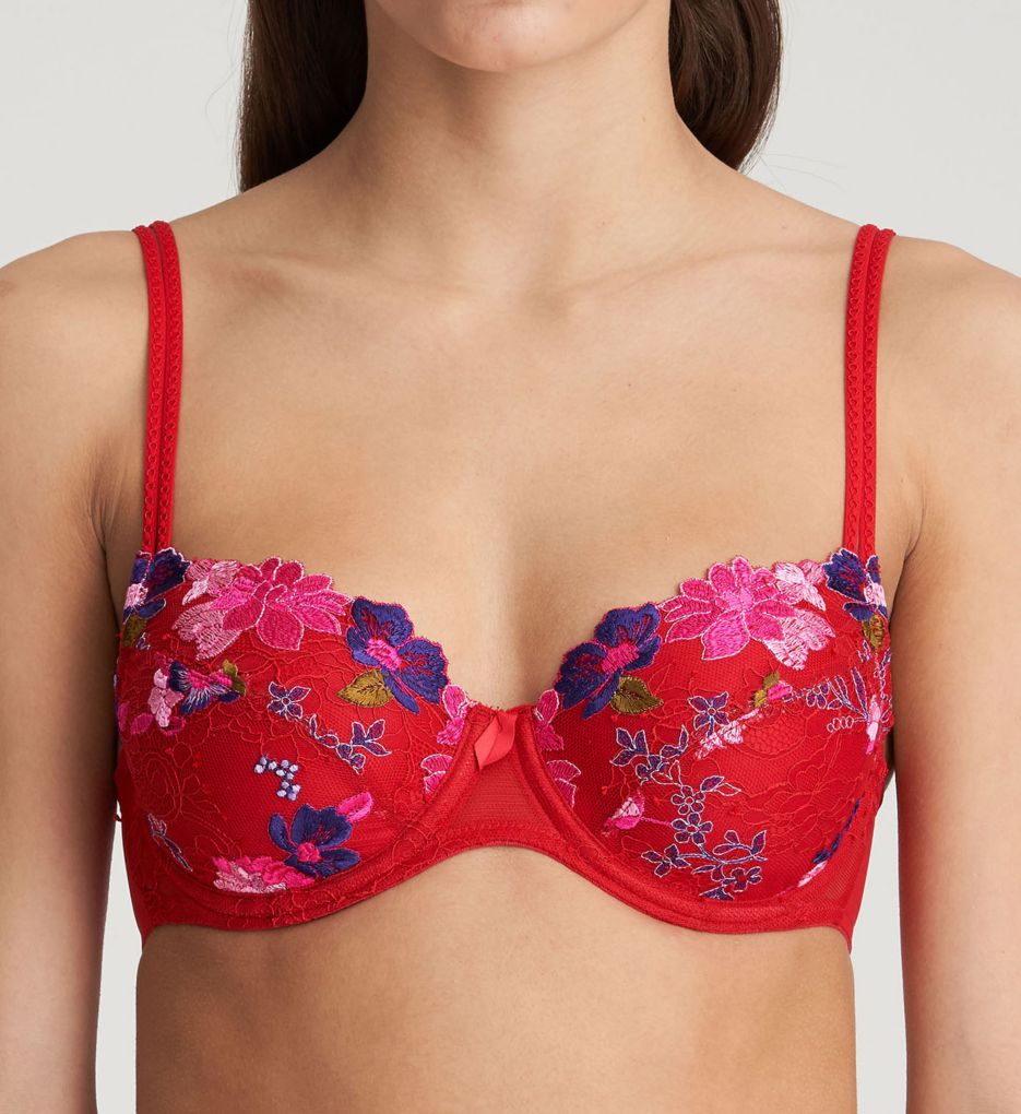 Marie Jo : Marie Jo 010-2449 Judith Padded Balcony Bra (Red 38E)