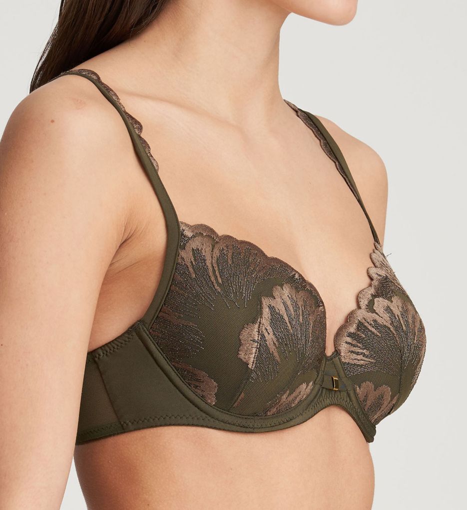 Marie Jo : Marie Jo 010-2456 Phoebe Padded Heart Shaped Bra (Olive 32D)