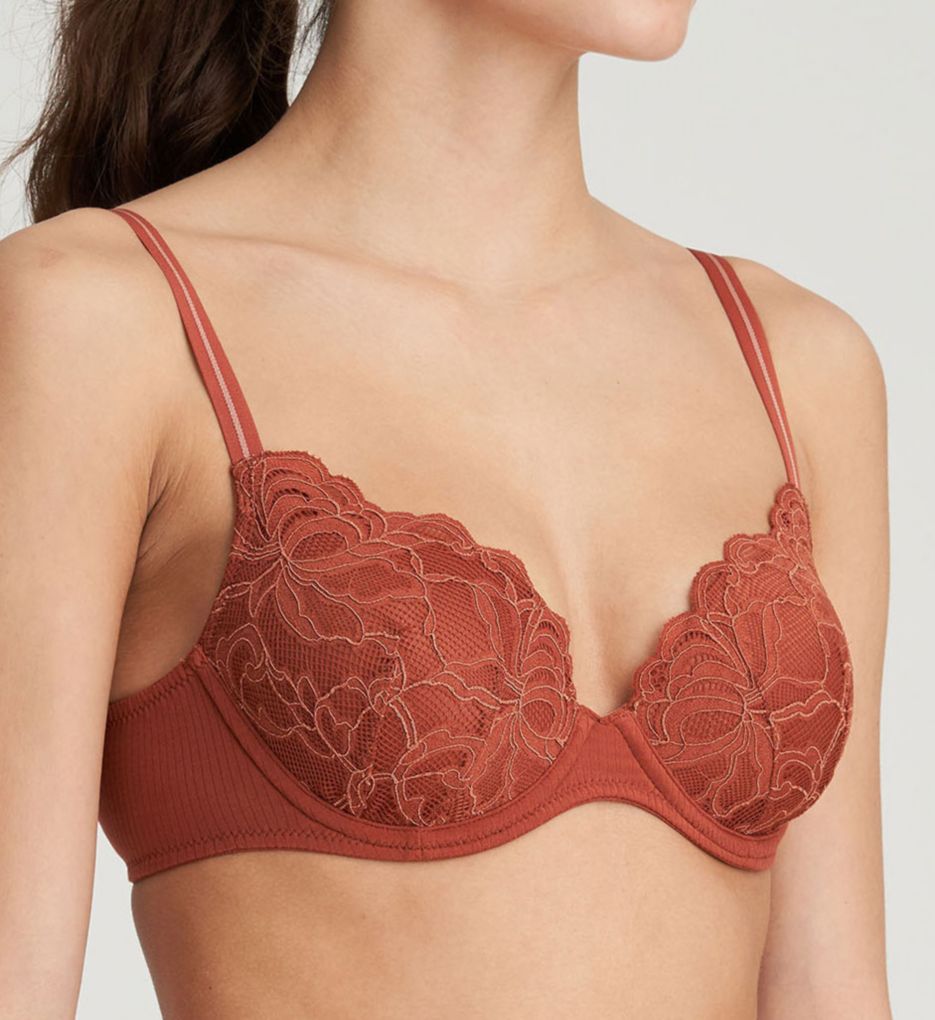Marie Jo : Marie Jo 012-1996 Helmut Padded Heart Shaped Bra (Cinnamon 38E)