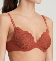 Helmut Padded Heart Shaped Bra Cinnamon 32B