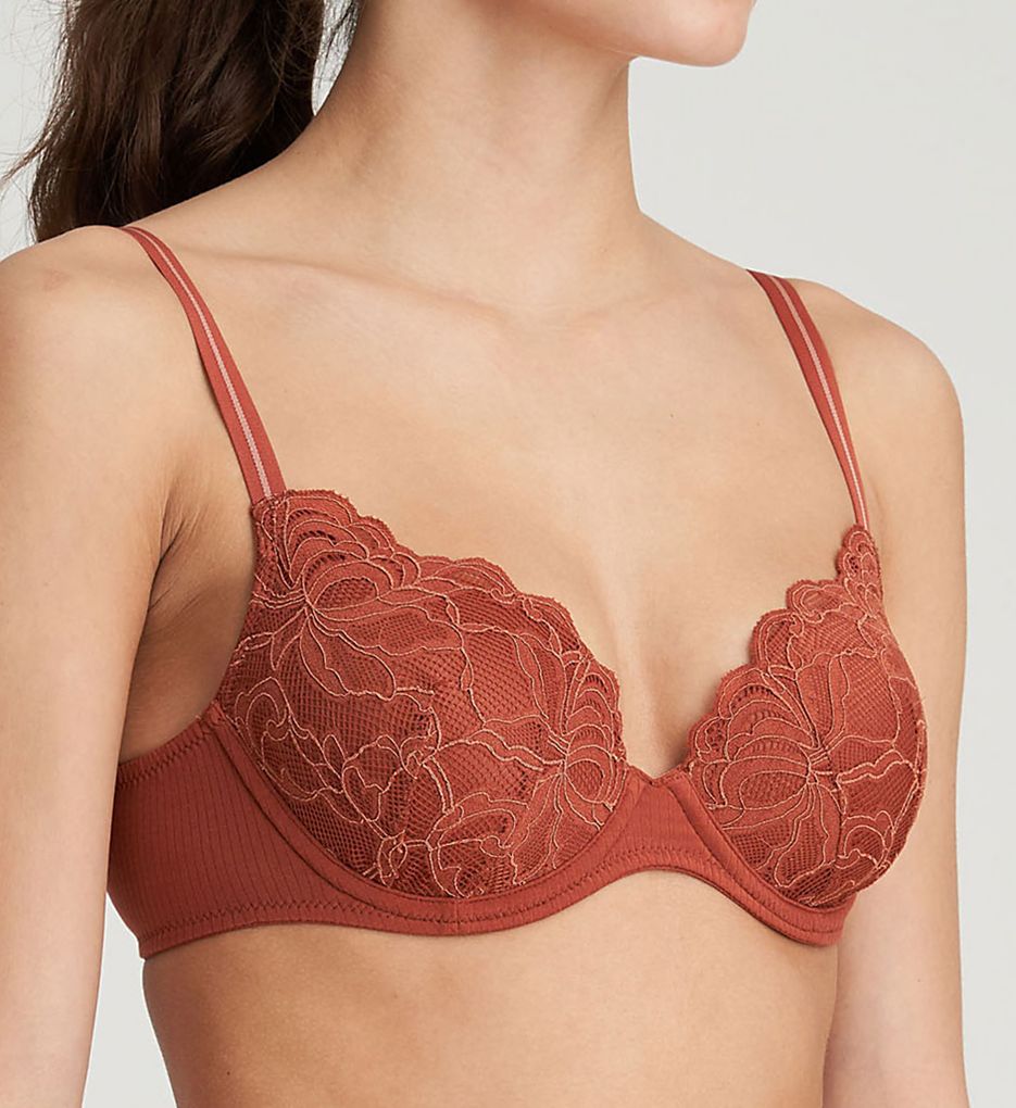 Helmut Padded Heart Shaped Bra Cinnamon 32B