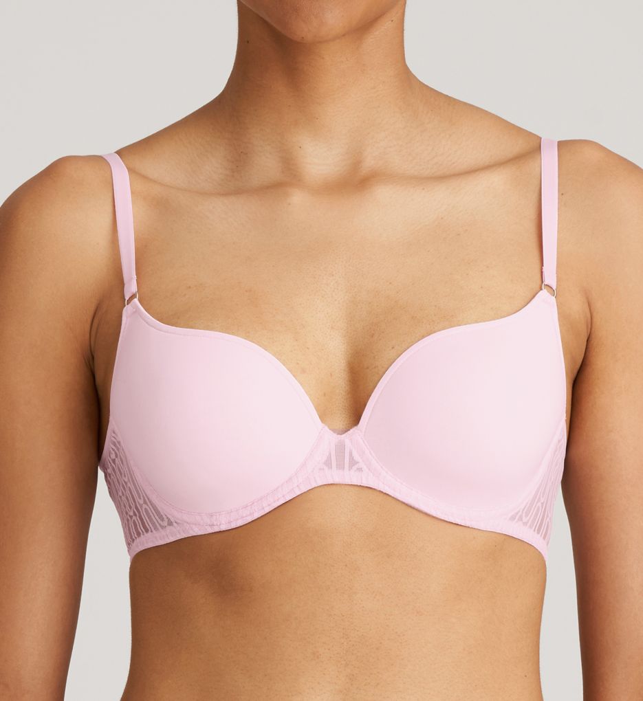 Marie Jo Women's Tanzara Padded Heart Shaped Bra in Fifties Pink | Size 36C | HerRoom.com