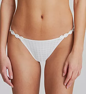 Avero String Bikini Brief Panty White XS