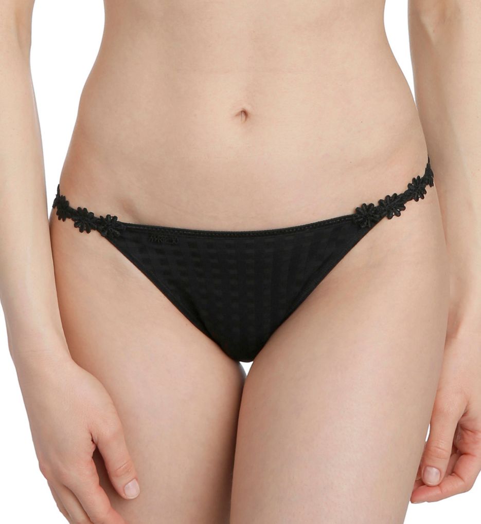 Avero String Bikini Brief Panty Black XL by Marie Jo