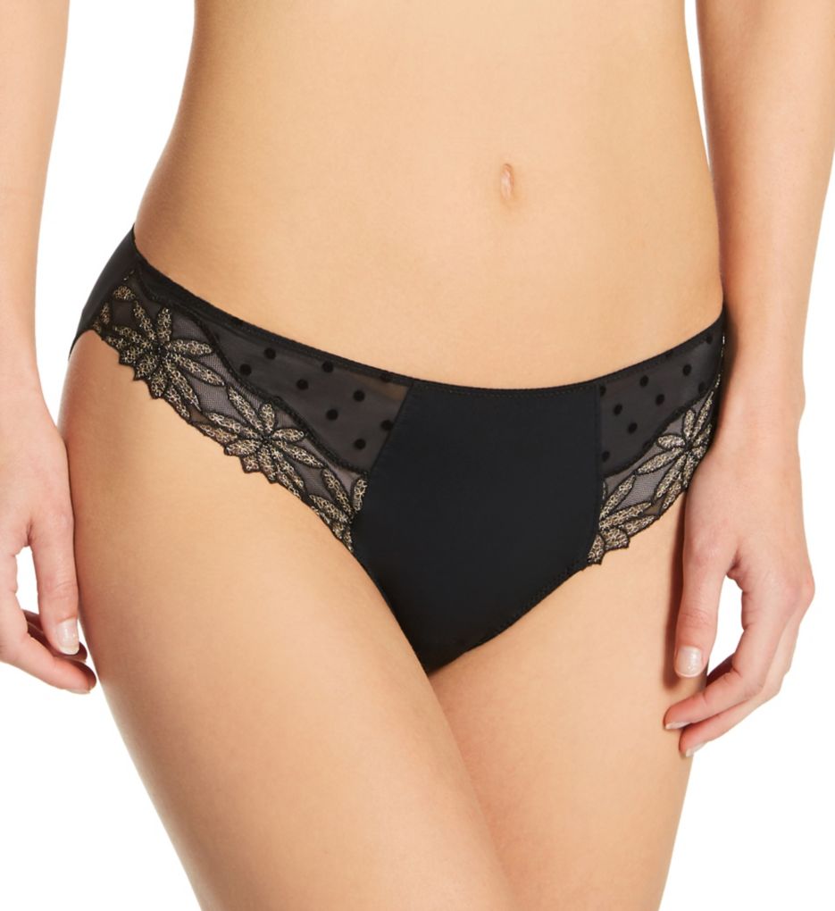 Marie Jo (2529213): Marie Jo 050-2560 Joy Rio Bikini Brief Panty (Black XS)