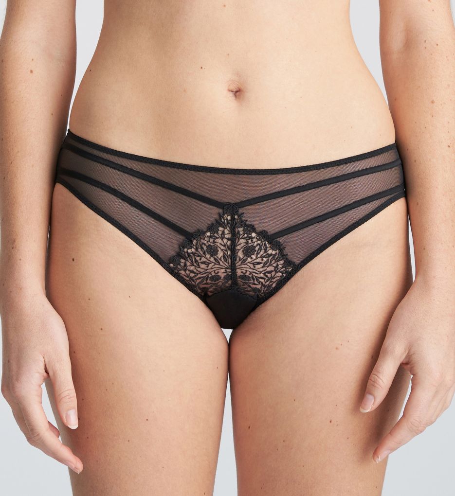 Marie Jo : Marie Jo 050-2570 Danae Rio Bikini Brief Panty (Black S)