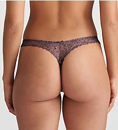 Jane Floral Lace Thong Candle Night XS