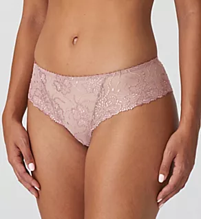 Jane Floral Luxury Lace Thong Bois de Rose XS
