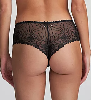 Jane Floral Luxury Lace Thong Black XS