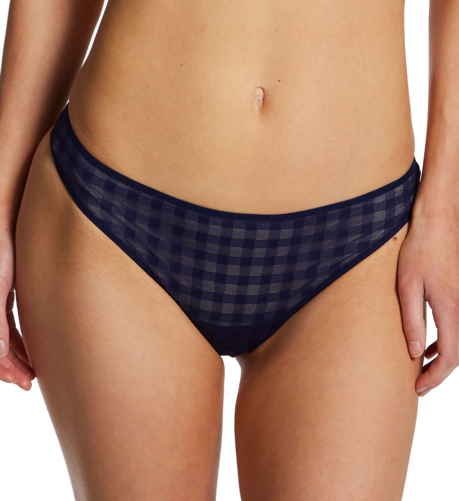 Marie Jo Women's Jereme Thong Panty in Sapphire Blue | Size XL | HerRoom.com