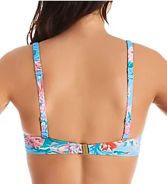 Laura Deep Plunge Padded Bikini Swim Top