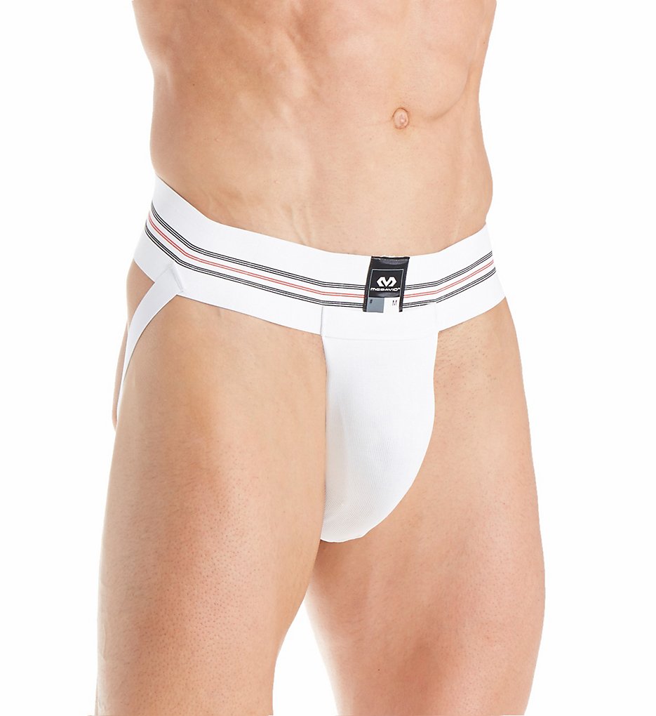 McDavid MD325 Athletic Jockstrap Supporter with FlexCup (White)