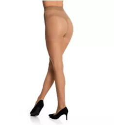 Ultra Transparent Mini Toner Control Top Pantyhose Nude L