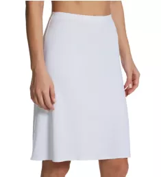 22 Inch High-Waisted Bonded Half Slip White S