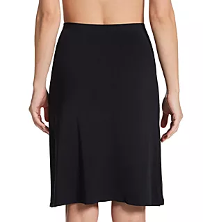 22 Inch High-Waisted Bonded Half Slip Black L