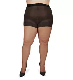 Plus Size Curvy Ultra Sheer Control Top Pantyhose