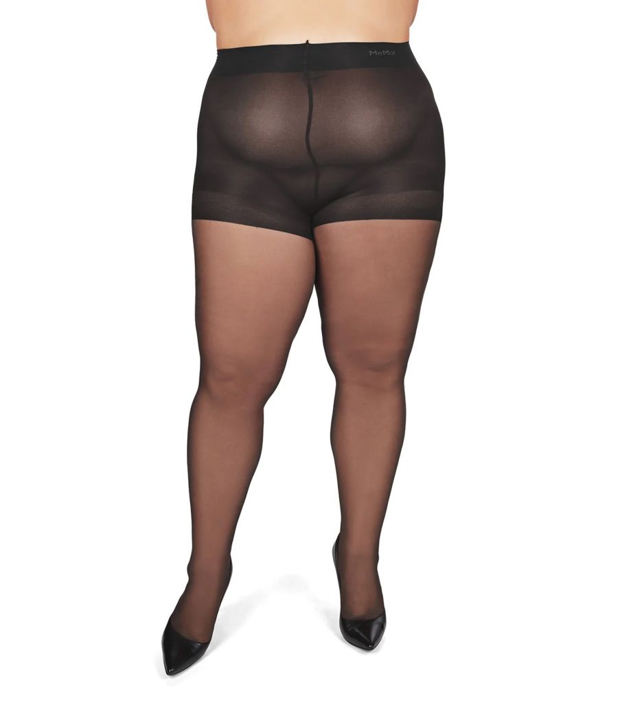 All Day Plus Size Sheer Control Top Pantyhose-gs