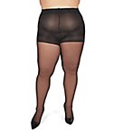 All Day Plus Size Sheer Control Top Pantyhose