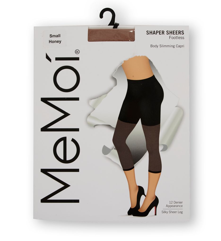 Shaper Sheer Footless Capri Tights