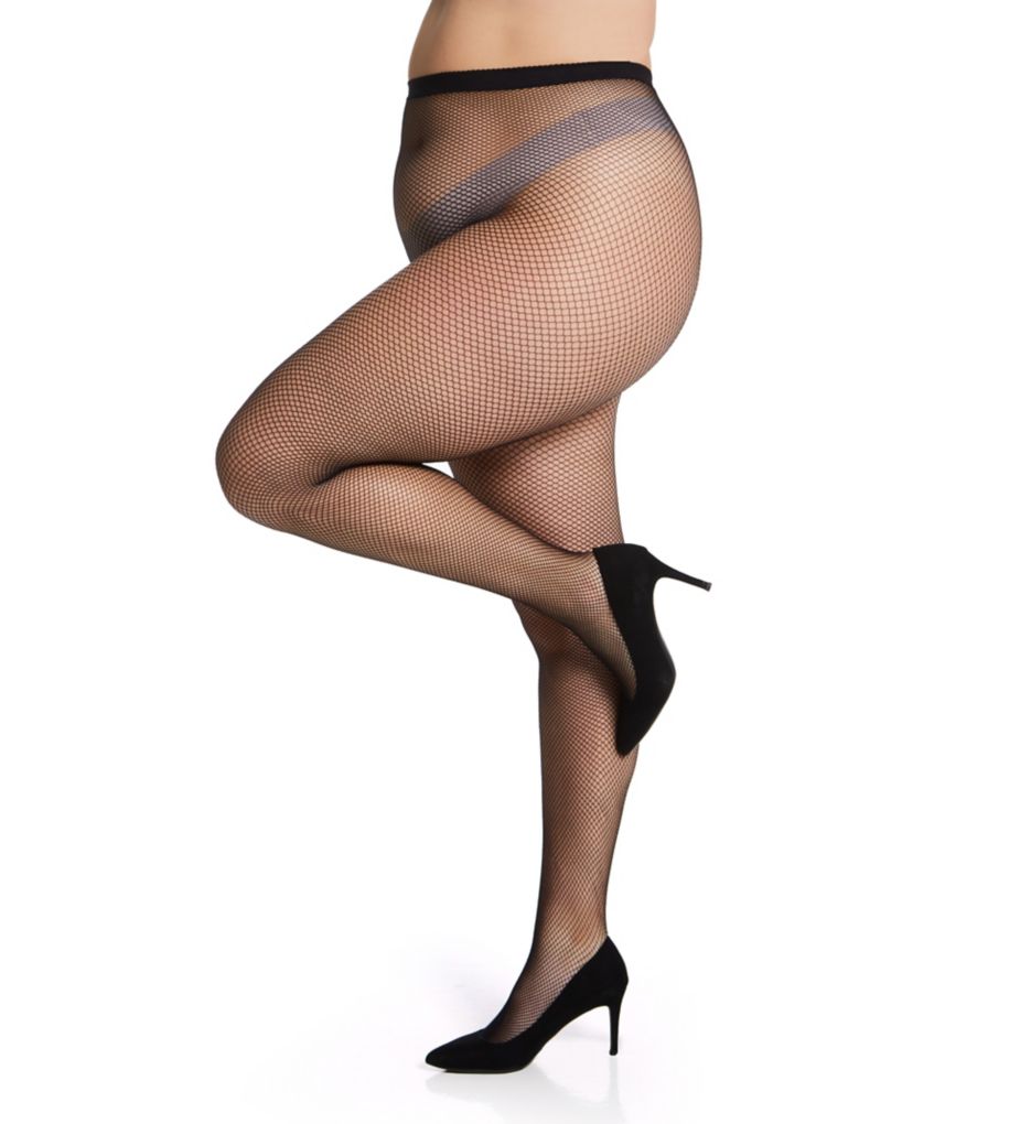 MeMoi Plus Size Curvy Fishnet Tights MM-2370 - Image 3