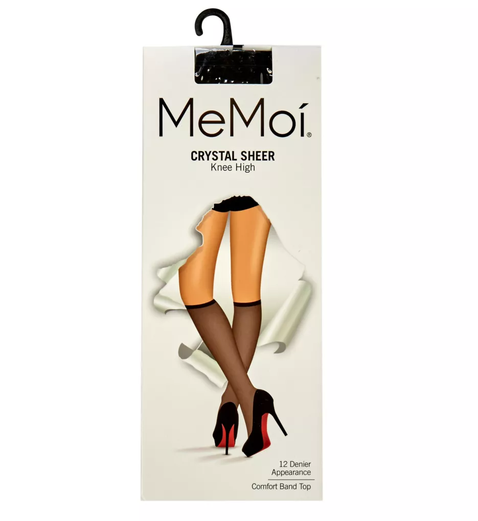 MeMoi Crystal Sheer Knee High MM-410 - Image 3
