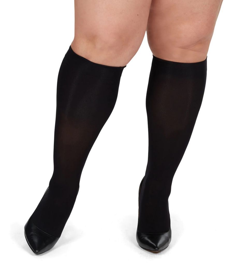 Silky Toes girls Opaque Microfiber Tights (2 Pairs) Black White or