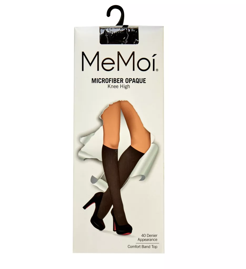 MeMoi Microfiber Opaque Knee High MM-480 - Image 3