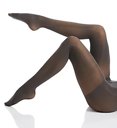 Perfectly Opaque Control Top Tights Charcoal S/M
