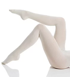 Ribbed Sweater Tights Winter White S/M