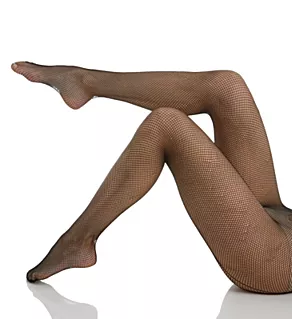Backseam Fishnet Tights Black S/M