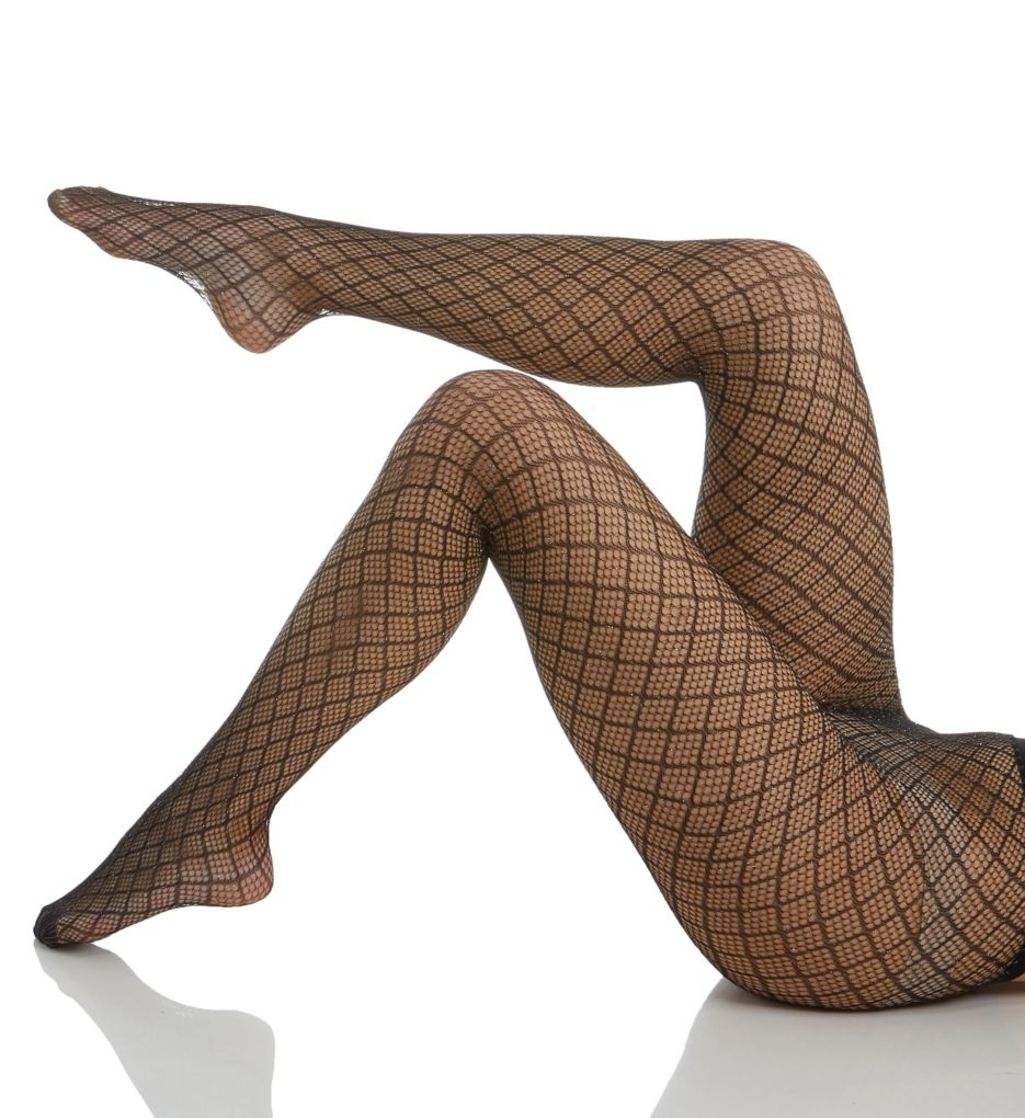 Infinite Diamond Lurex Net Tights