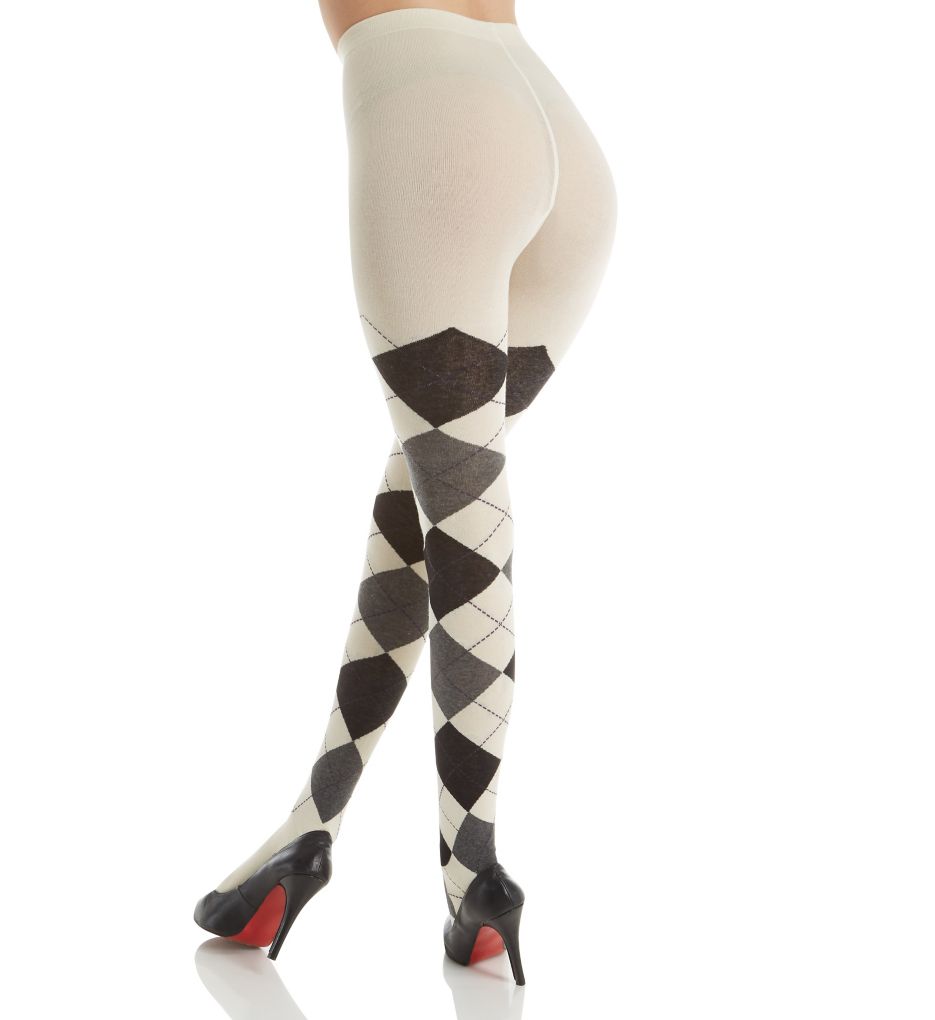 MeMoi Textured Argyle Sweater Tights